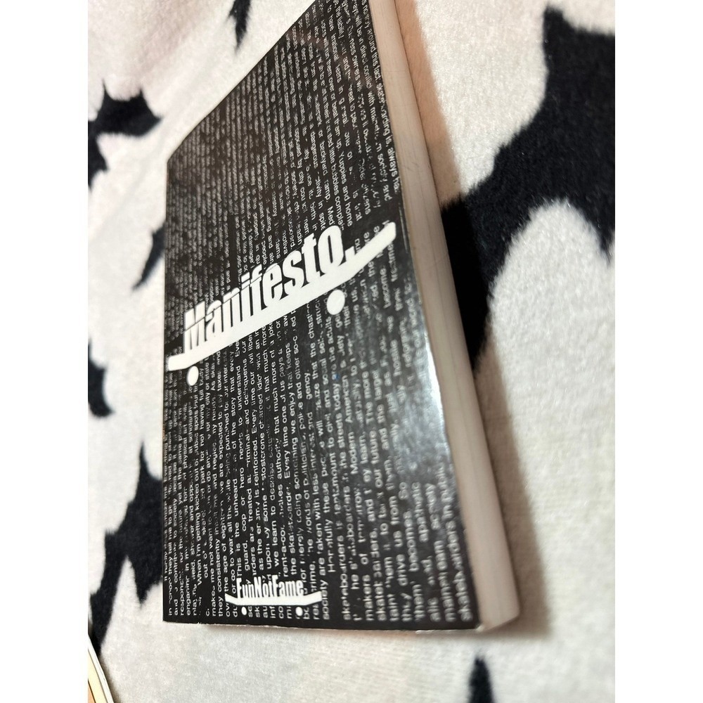 Manifesto FunNotFame Skateboarding Book Signed FTC Edition #1 Paperback - Picture 2 of 6